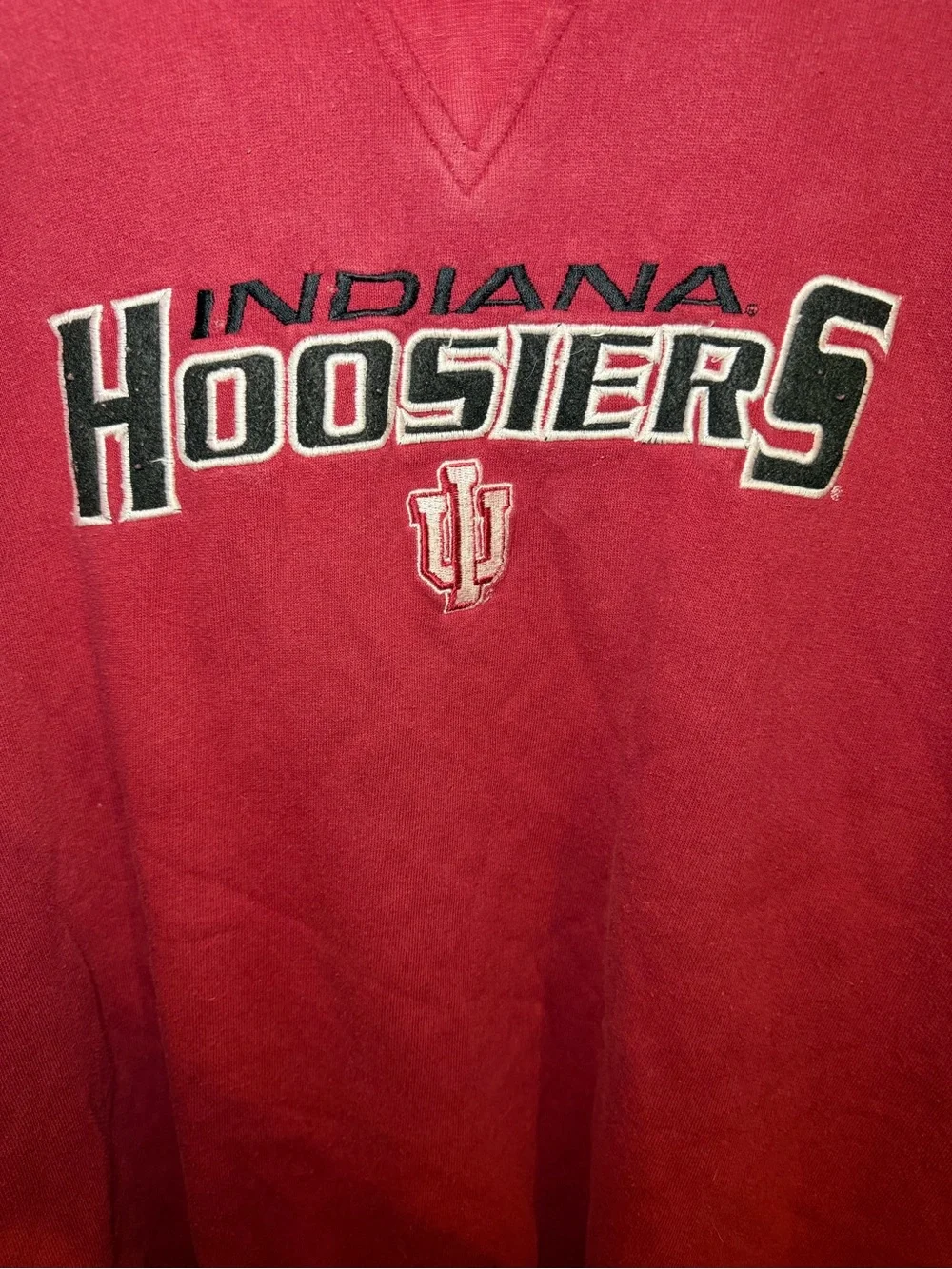Vintage Starter Indiana Hoosiers Red Crewneck Sweatshirt